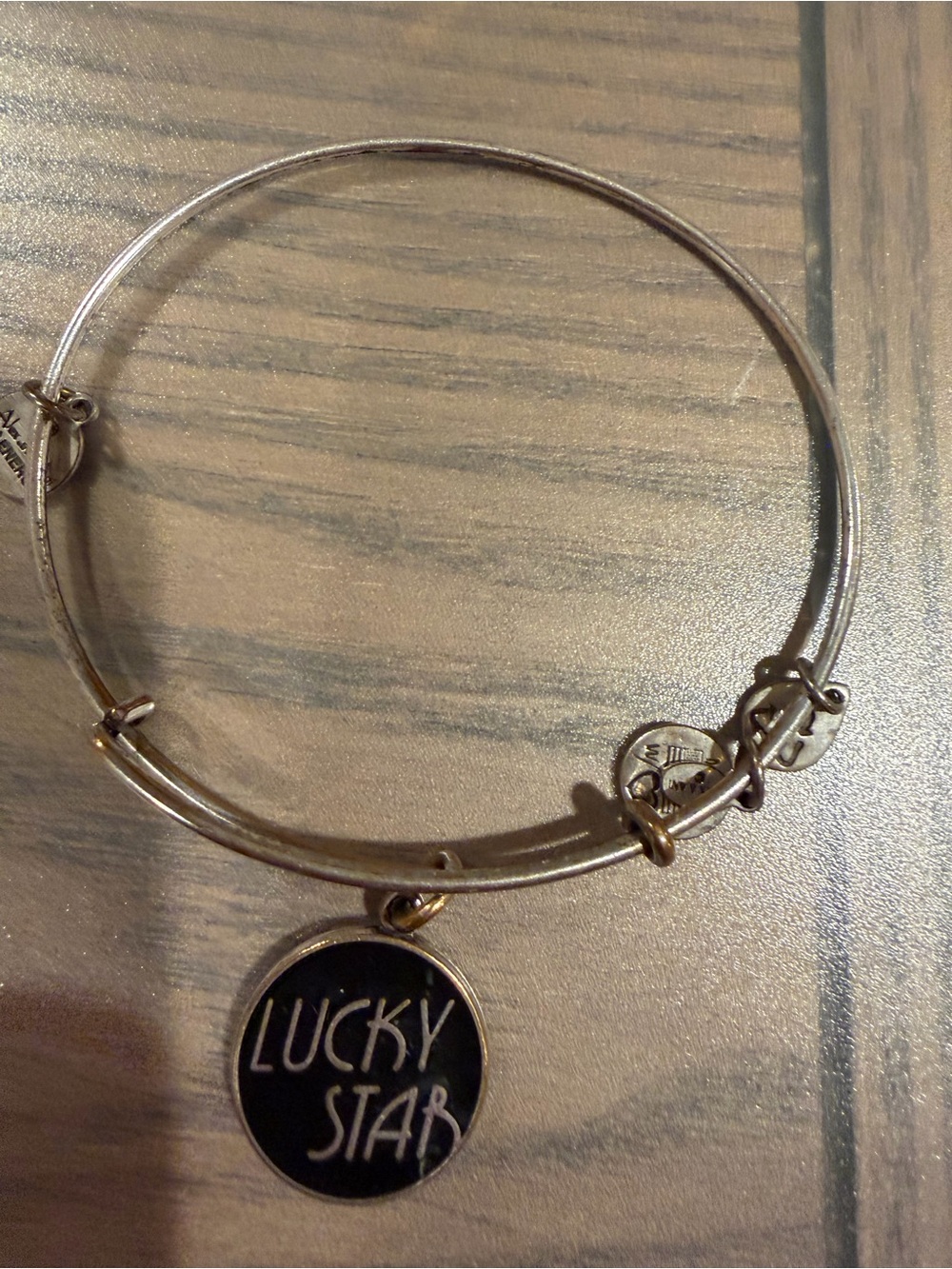 Lucky Star Alex and Ani Charm Bangle Bracelet -